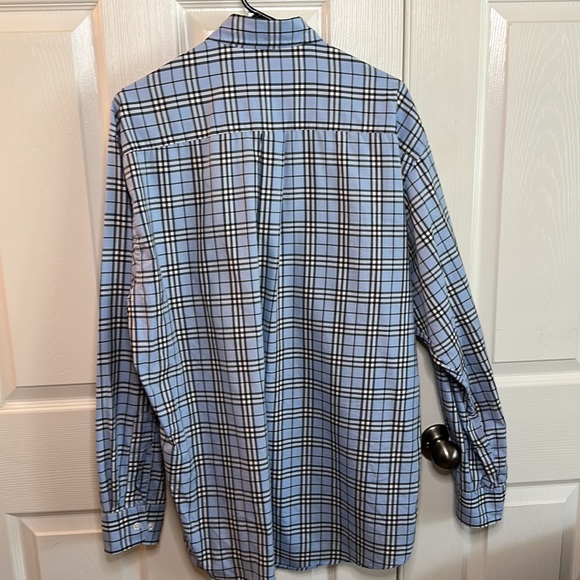Mens Burberry Plaid Button Up - Picture 12 of 13
